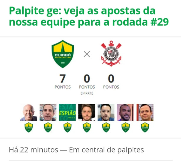 eu acredito na vit�ria hoje!