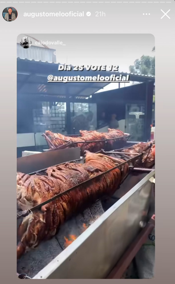 Augusto sonegamelo est� usando a churrasqueira do psj sem permiss�o
