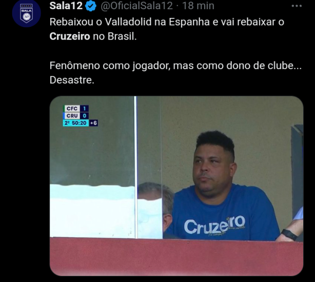 Ronaldo � muito fen�meno mesmo .