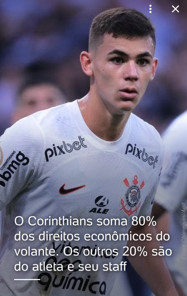 O Corinthians era dono de 100% do passe e agora tem 80%. Explica isso senhor Dulio?