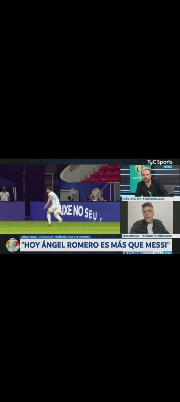 TV paraguaia afirma que hoje Romero é maior que Messi