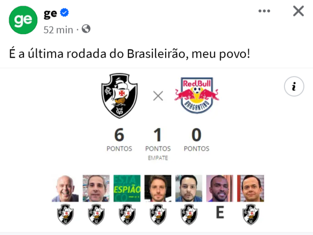 Comentaristas do GE kkkkkkkkkkk