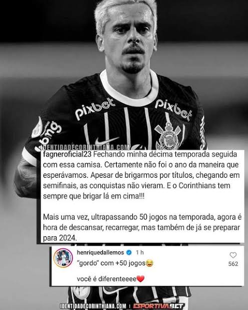 Filho e esposa do safagner ironizam torcida que diz que ele esta gordo