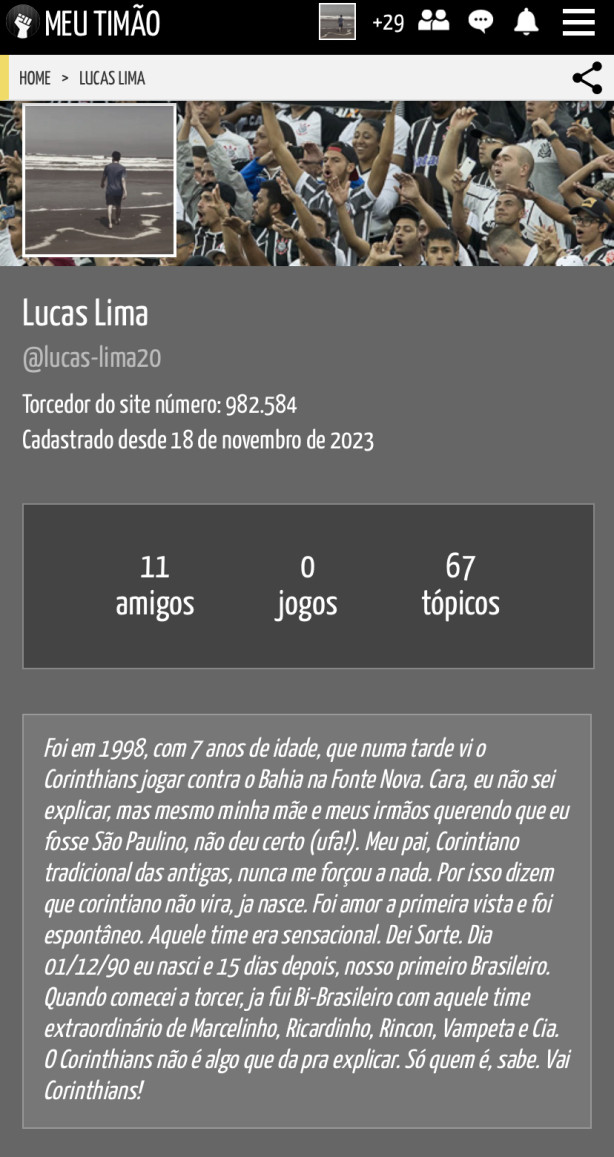 � pra glorificar de p�