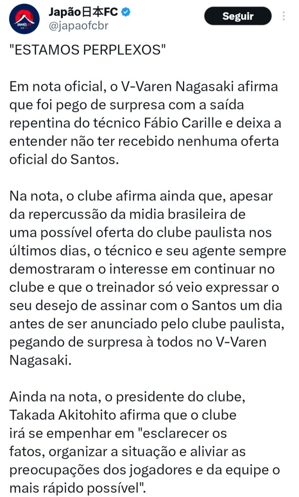 Fabio Carille Destri e Humilha a reputao dos tcnicos Brasileiros no Japo