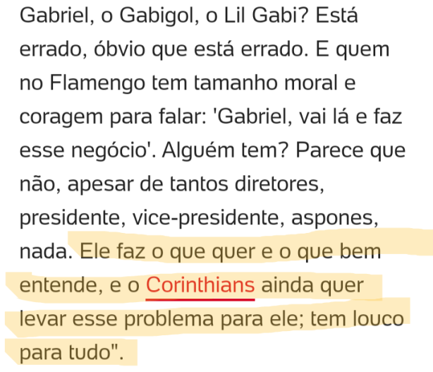 S�o raras as vezes que o MCP tem raz�o.