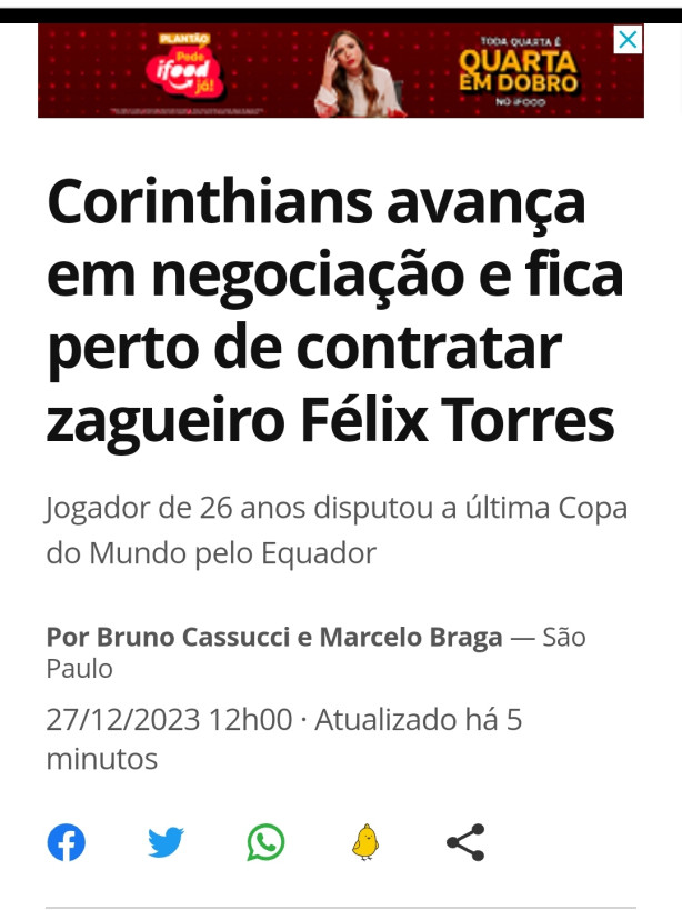 Felix torres chegando