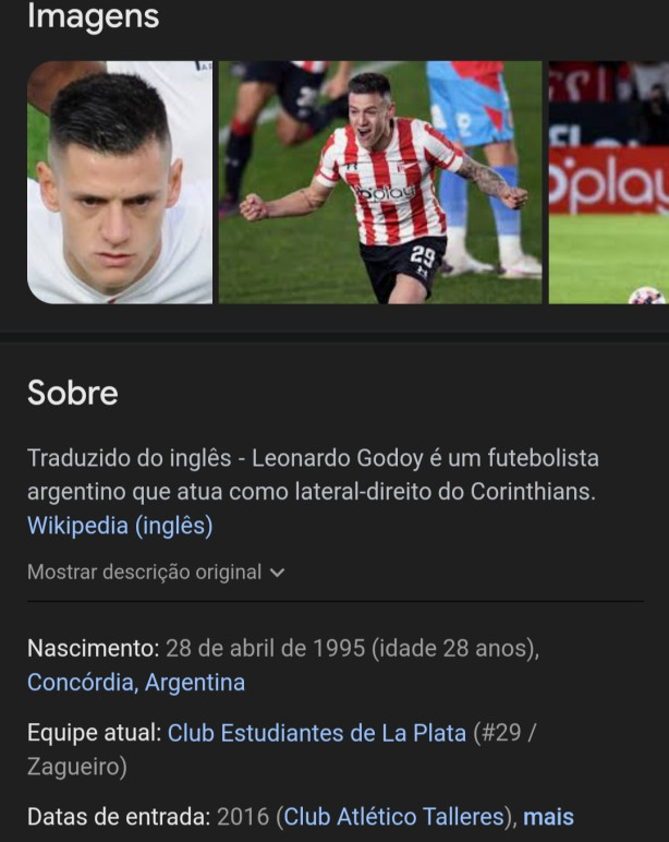 Leonardo Godoy j  do Corinthians?