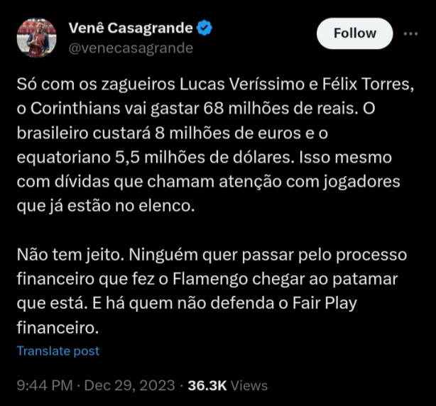 O jornalismo t� fraco