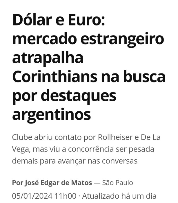 Corinthians sonda, mas valores assustam