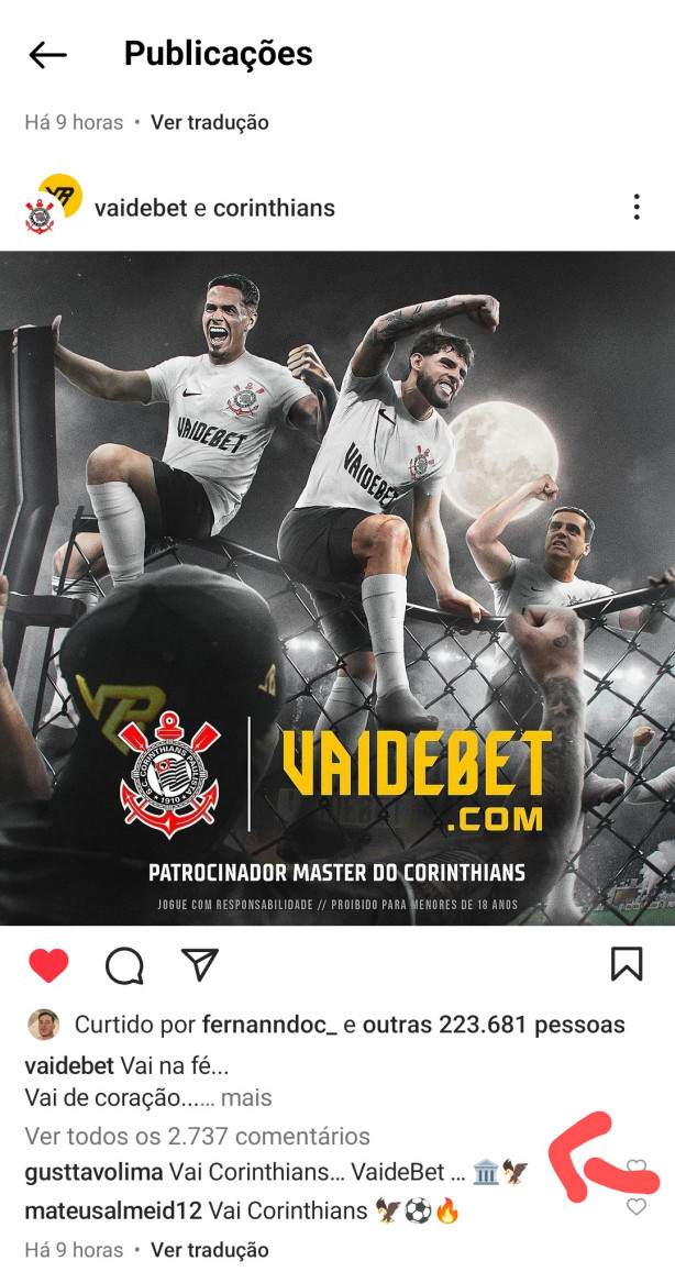 Gusttavo Lima no Instagram