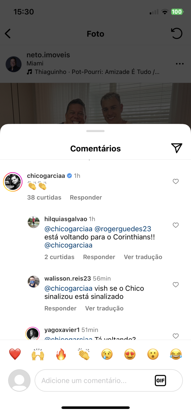 Guedes- chico Garcia comentando