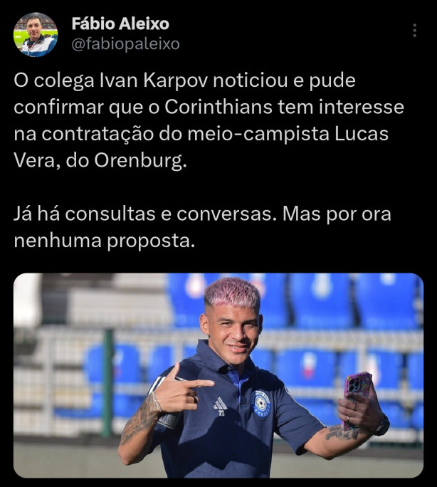 Corinthians tem interesse em meio campista argentino