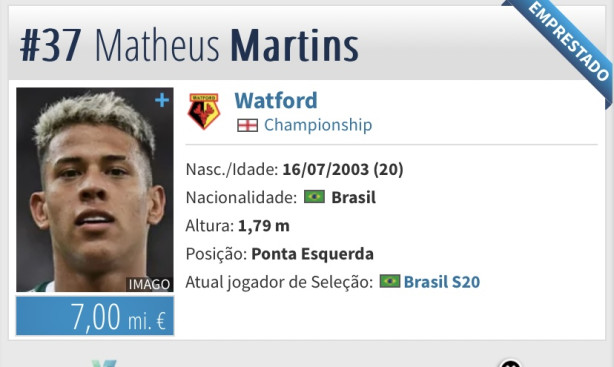 Matheus Martins - watford