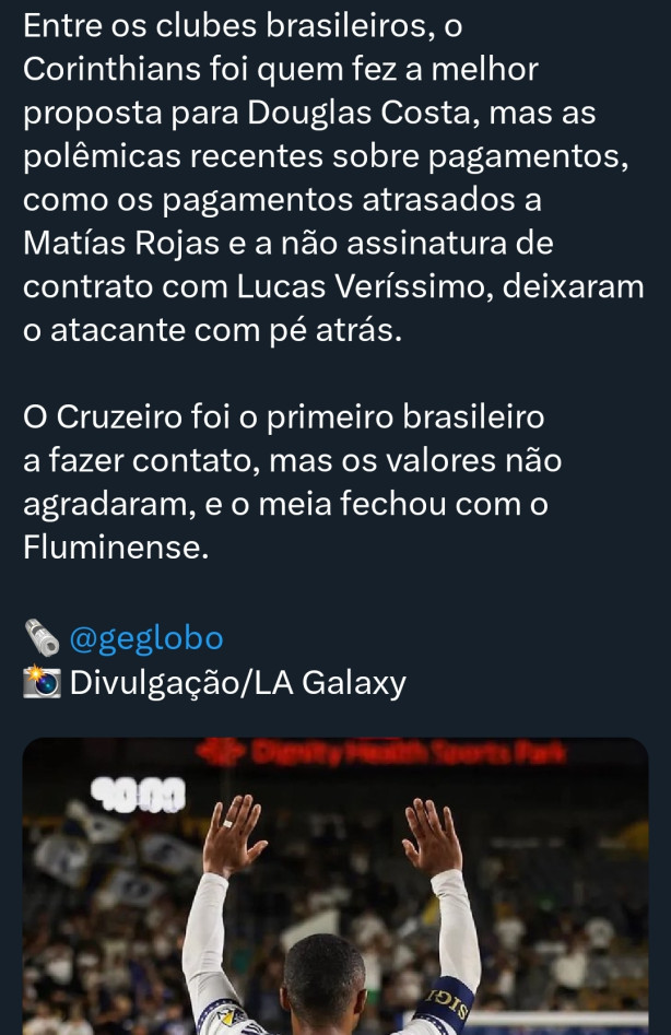 Corinthians, Se isso for verdade (Globo esporte)