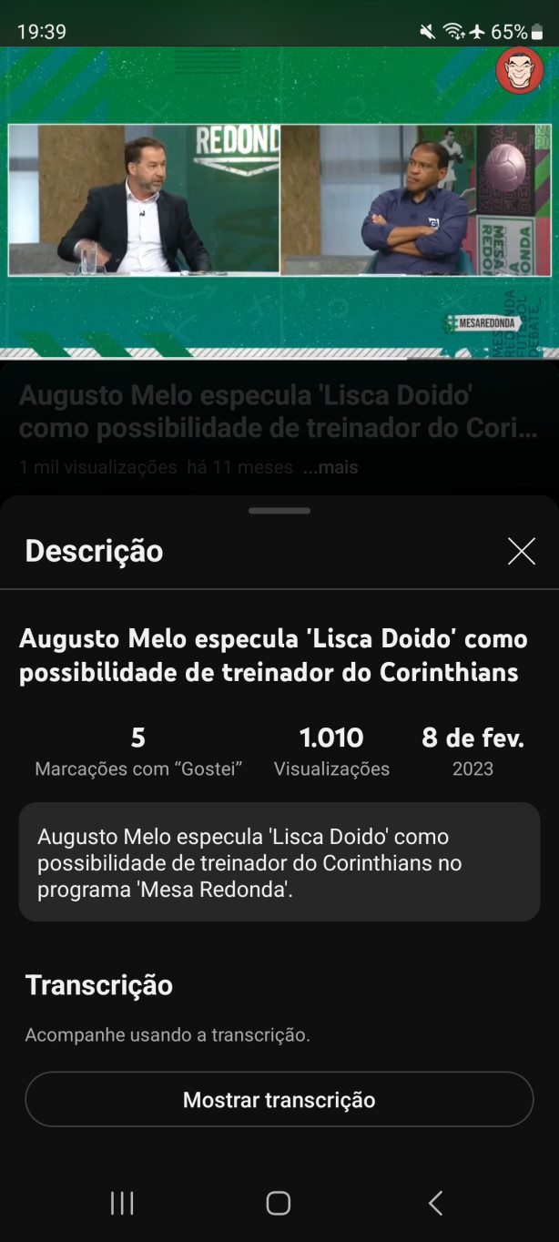 Entrevista a pouco m�s atr�s