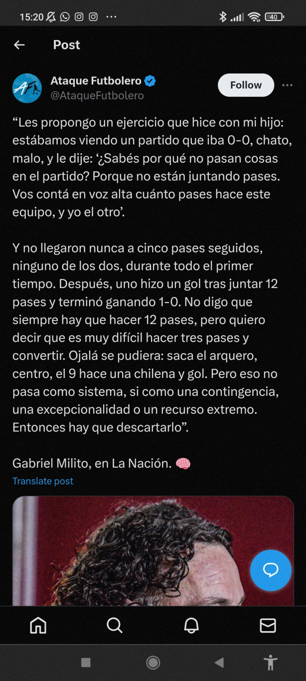 Gabriel Milito - Reflex�o