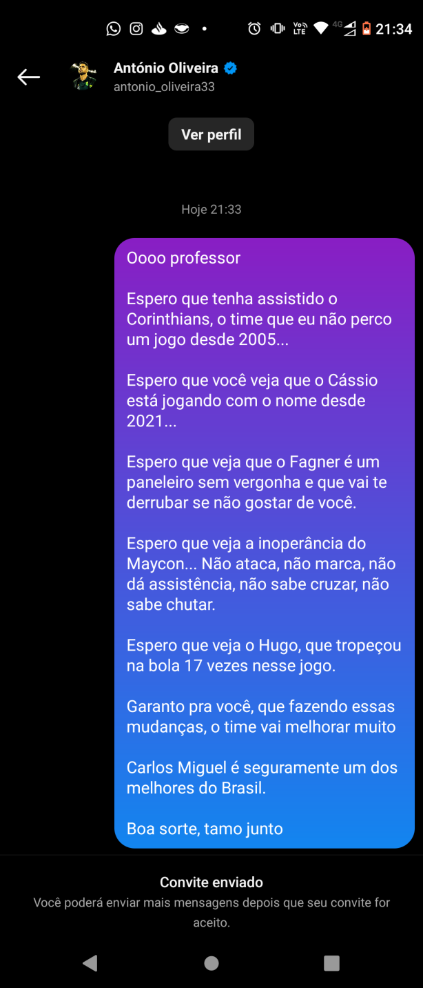 Eu j� tinha feito kkkk