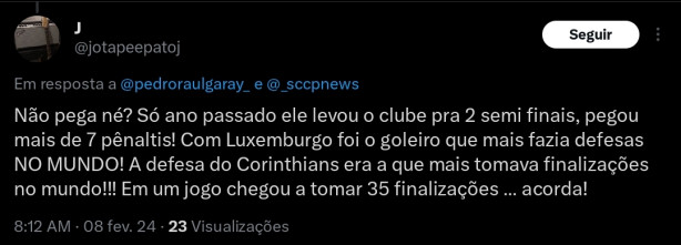 Sinceramente o que essa torcida tem?