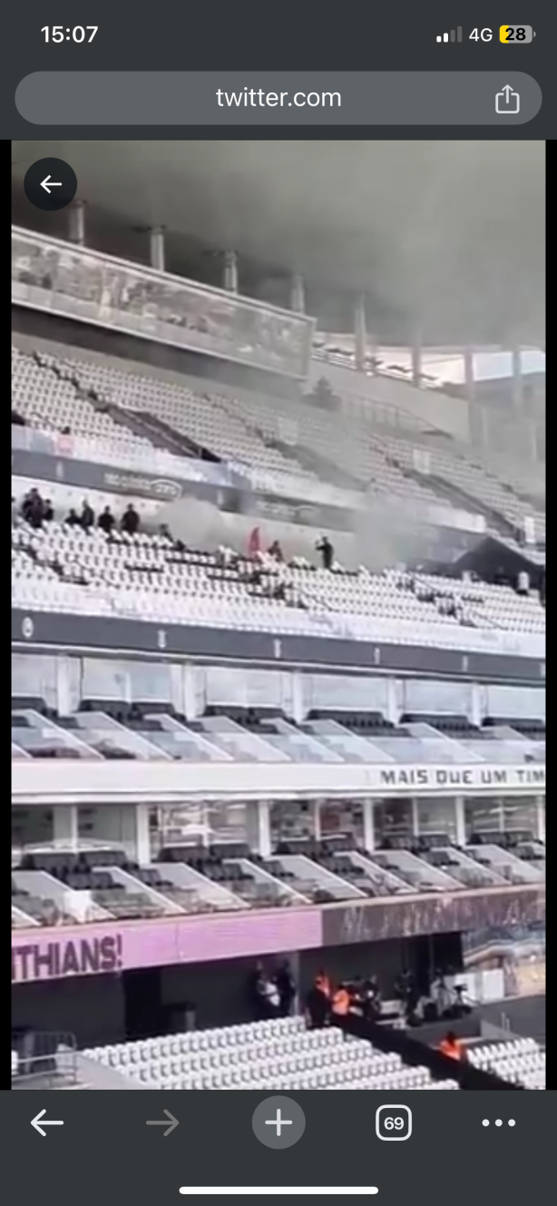 Incendio na arena