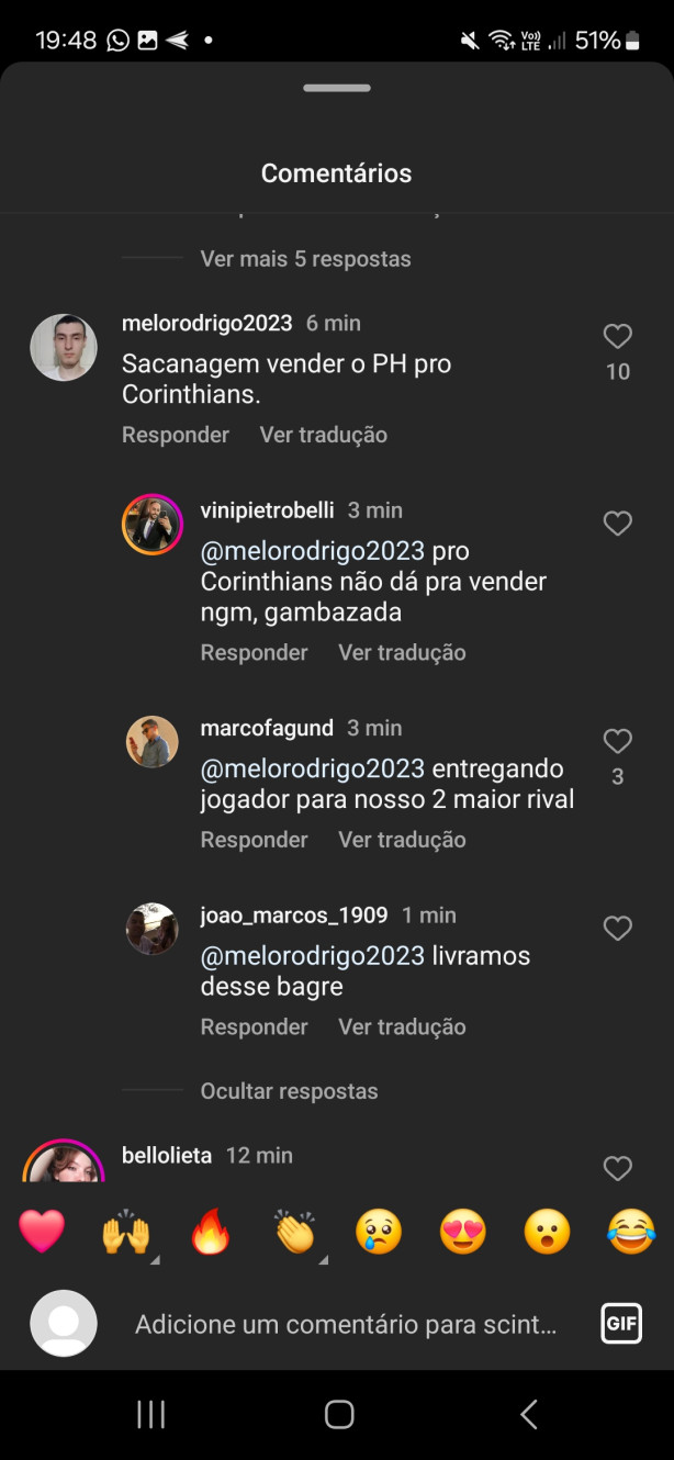 torcida do binter sobre ph kkkk