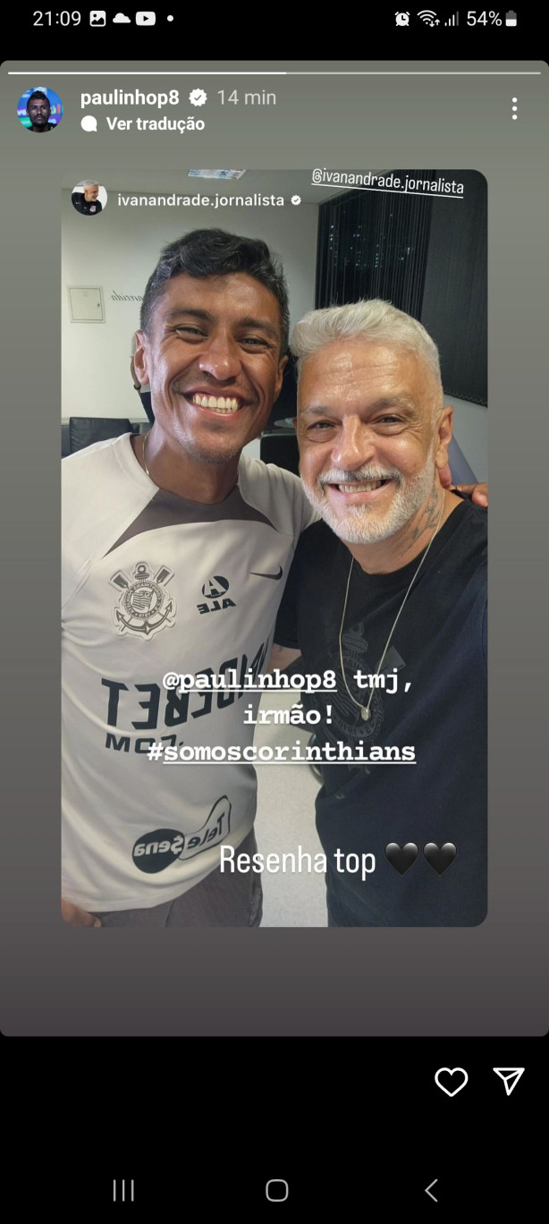 Paulinho se manifestou..