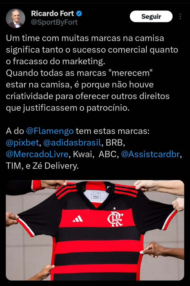 Off Tpico: Um sucesso comercial e um fracasso de Marketing (Corinthians e Flamengo)