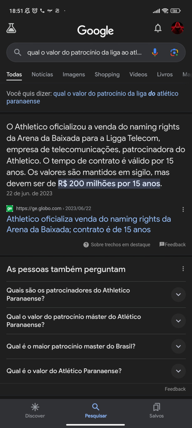 Naming Rigts Arena Baixada