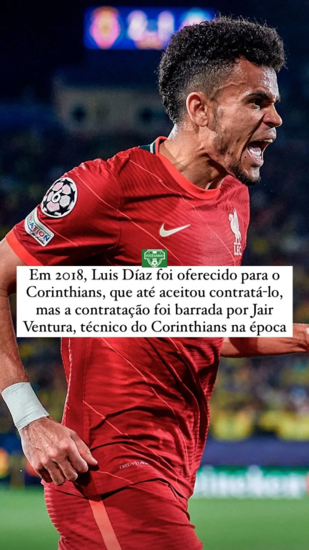 Corinthians recusou Luis Daz(Liverpool) kkkkkk