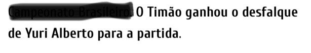 Trecho perfeito do MT