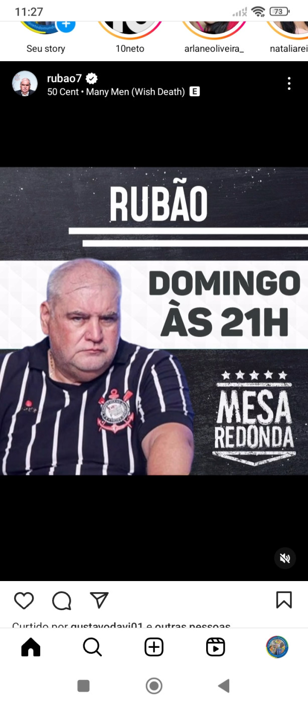 Rubo vai est no mesa redonda hoje, fortes emoes viu Augusto Melo (essa briga vai d em coisa)