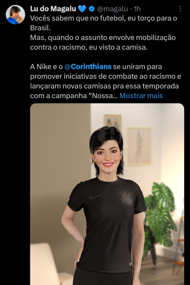 Nike e Corinthians trabalhando o Marketing