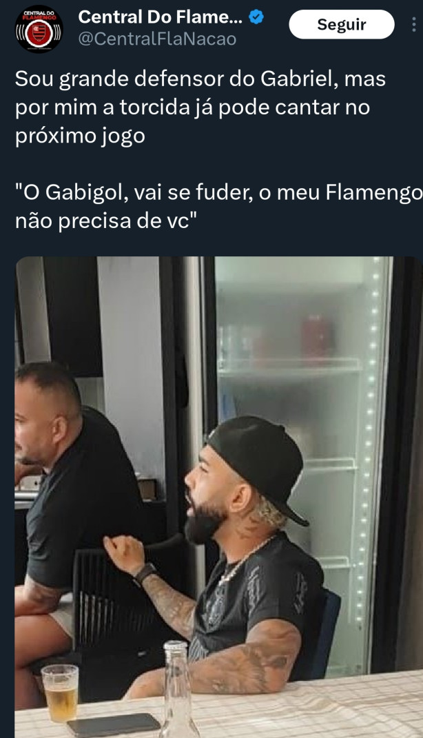 A torcida do Flamengo t putassa kkkkkkkkkkk