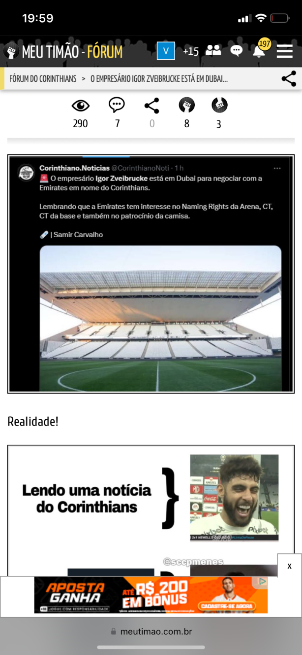Emiretes No Corinthians?