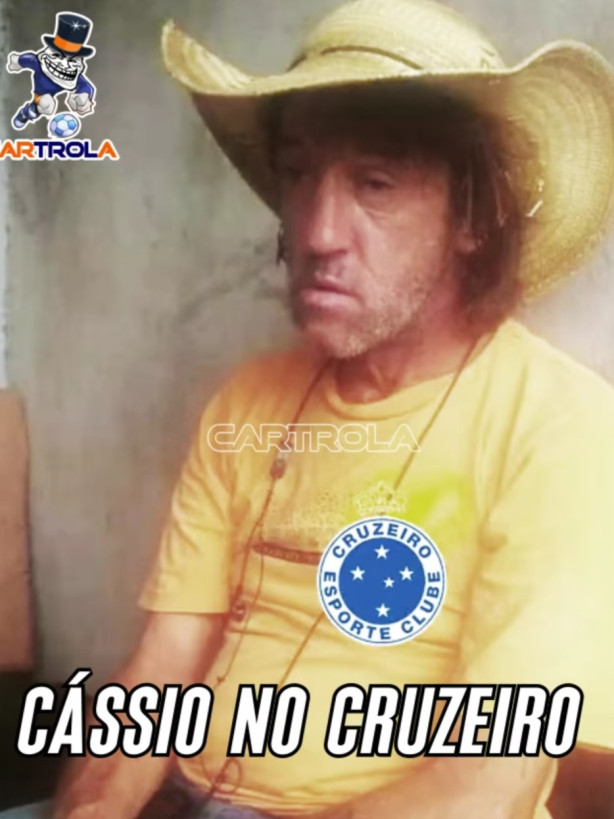 Foto C&aacute;ssio camisa do cruzeiro