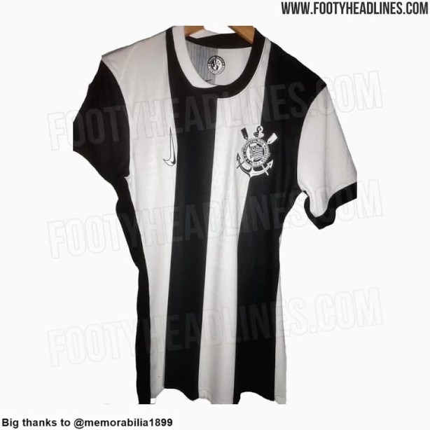 Site vaza suposta terceira camisa do Corinthians para 2024