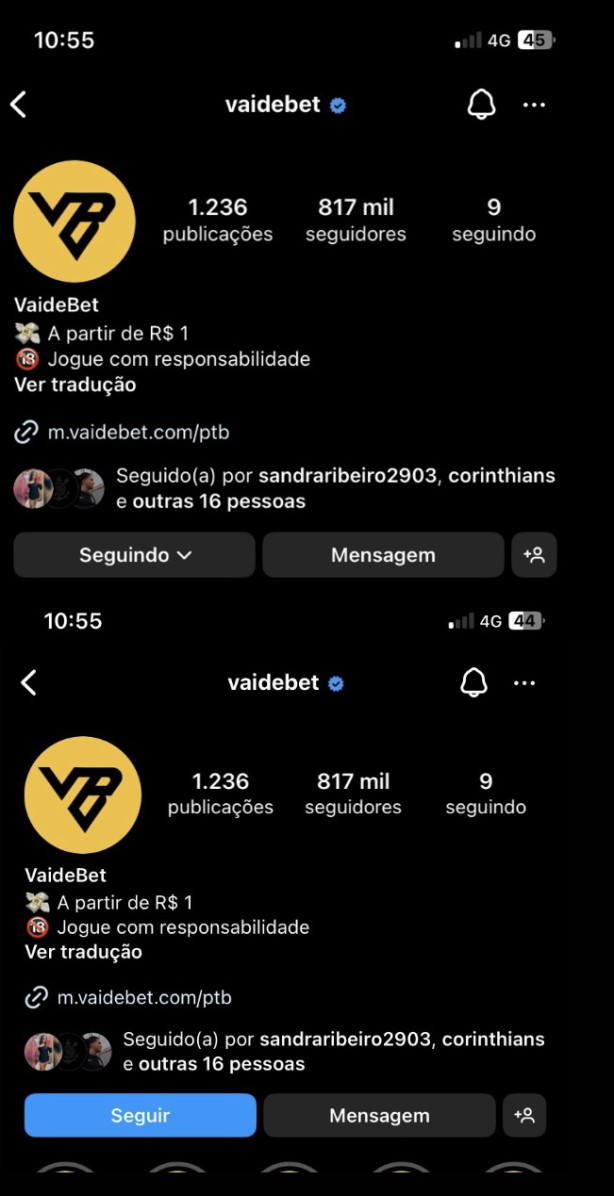 Eu j� fiz minha parte