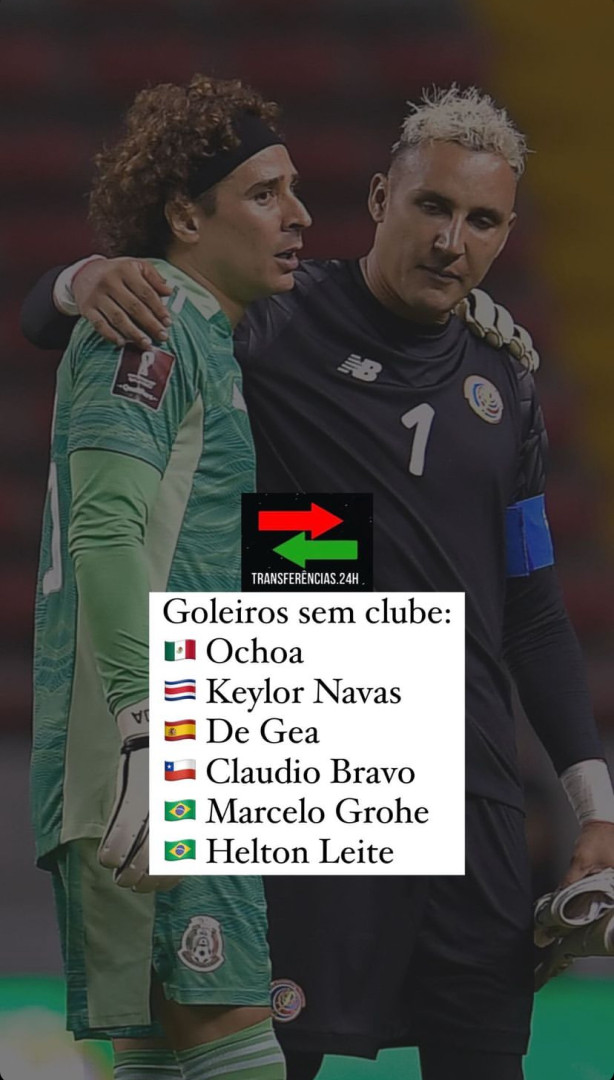 Goleiros livres no mercado