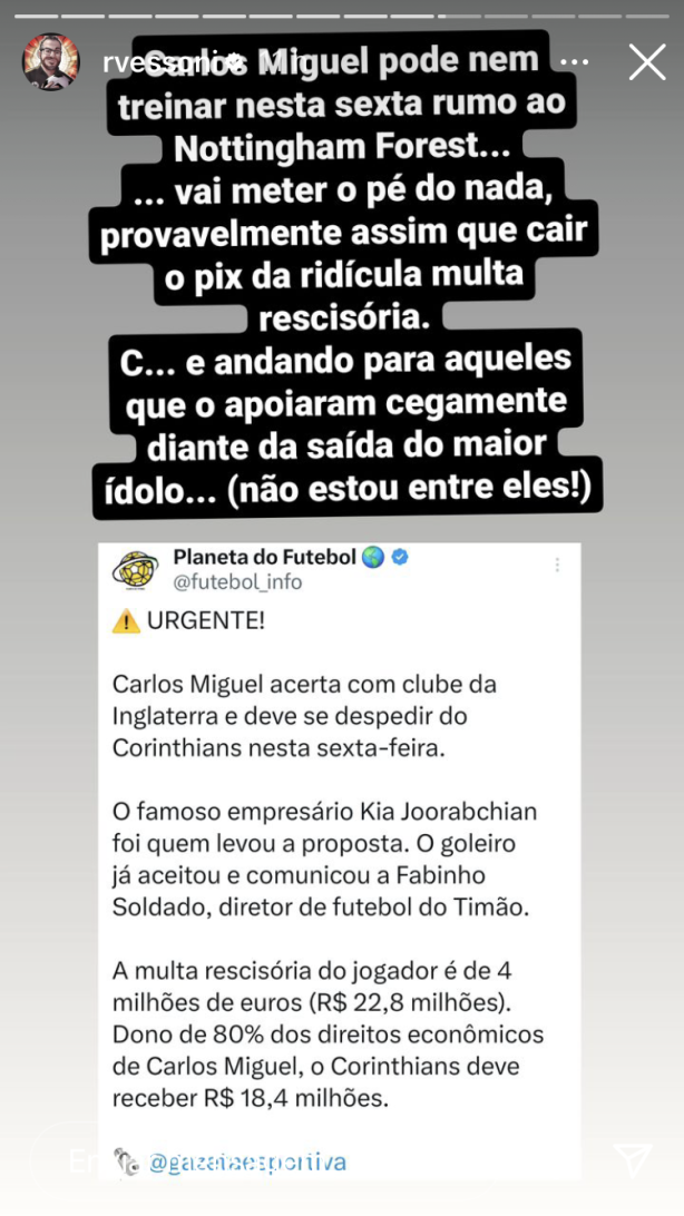 Sa�das de C�ssio e CM arquitetadas