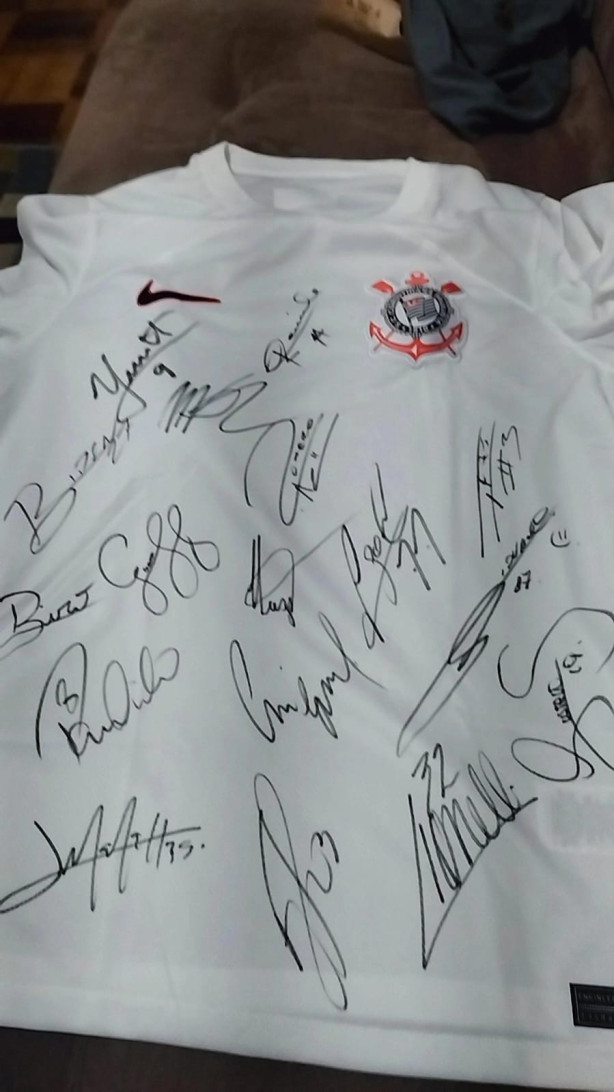 Rifa Camisa do Corinthians Autografada