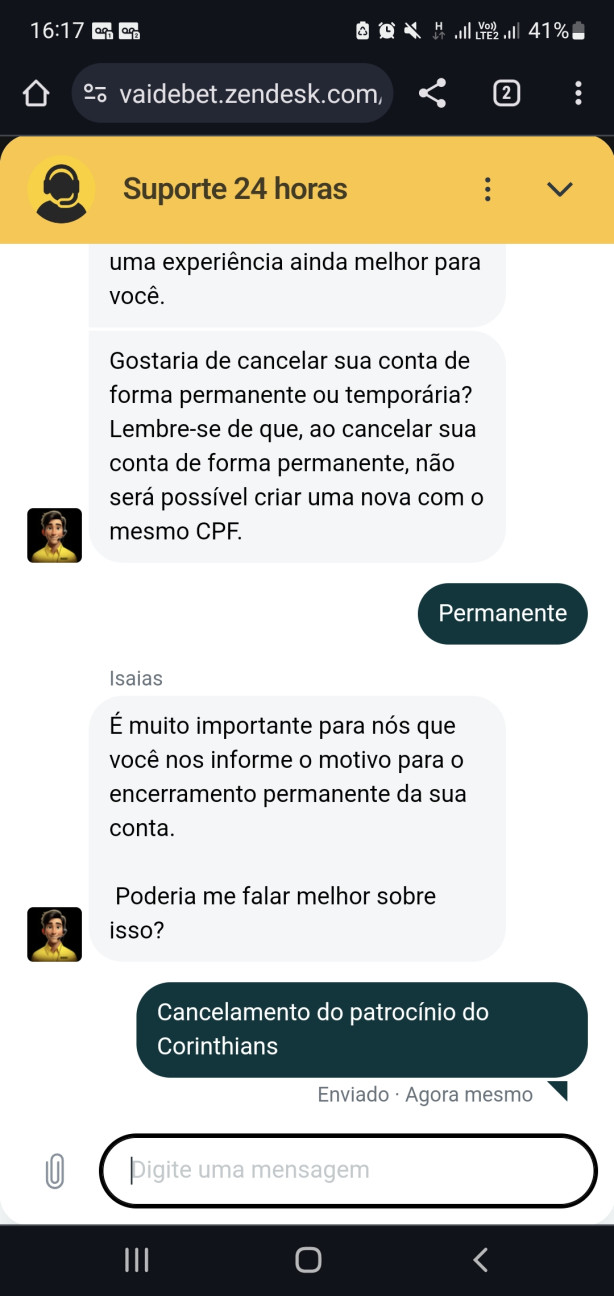 Vai de Bet cancelada