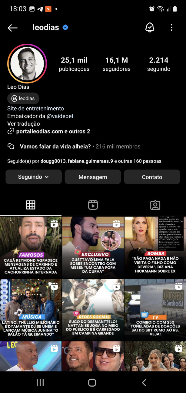 A vai de bet fechou parceria com L�o Dias!