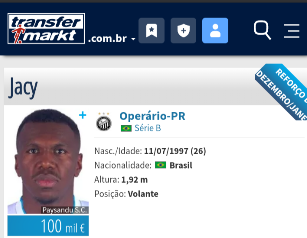 Al� Cifut, Volante Jacy do Oper�rio/PR