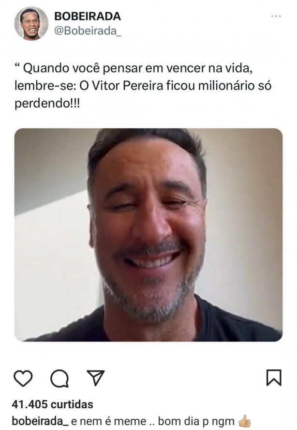 E tenha quem aplauda isso.