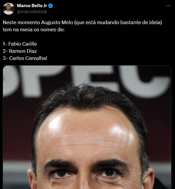 Marco Bello poss�vel novo treinador