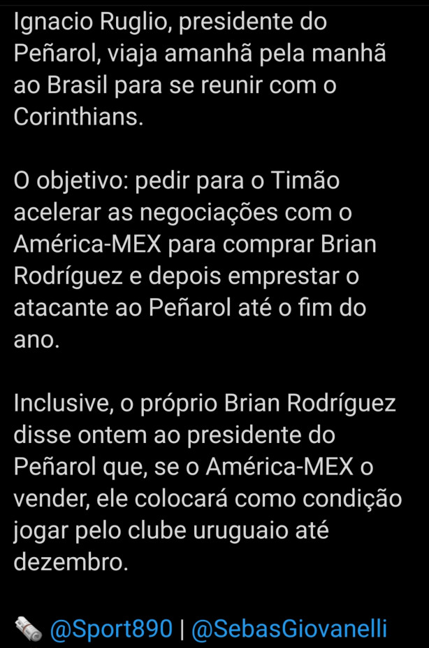 Brian Rodriguez, Pen�rol e Corinthians