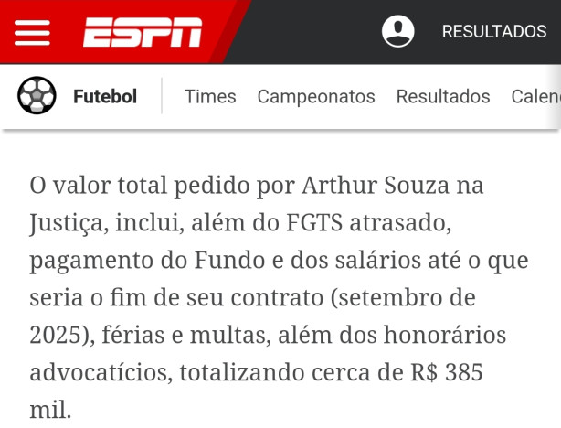 Rescis�o de Contrato de Artur