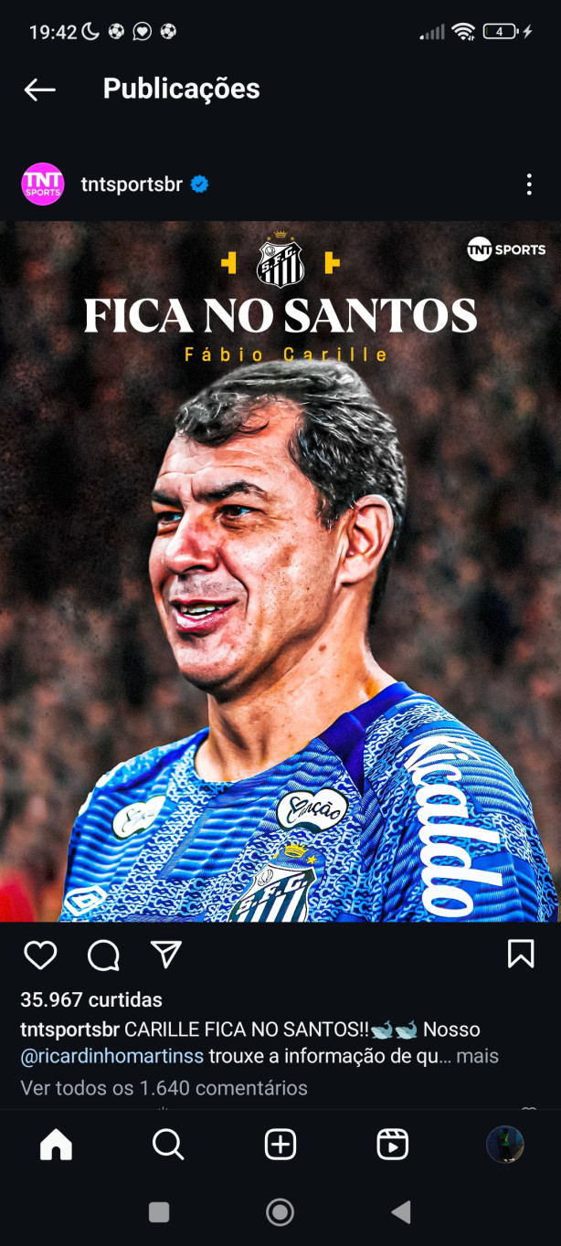 Carille n�o vem mais