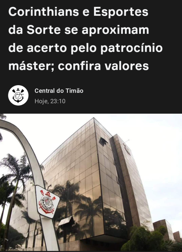 Patroc�nio master saindo do papel..