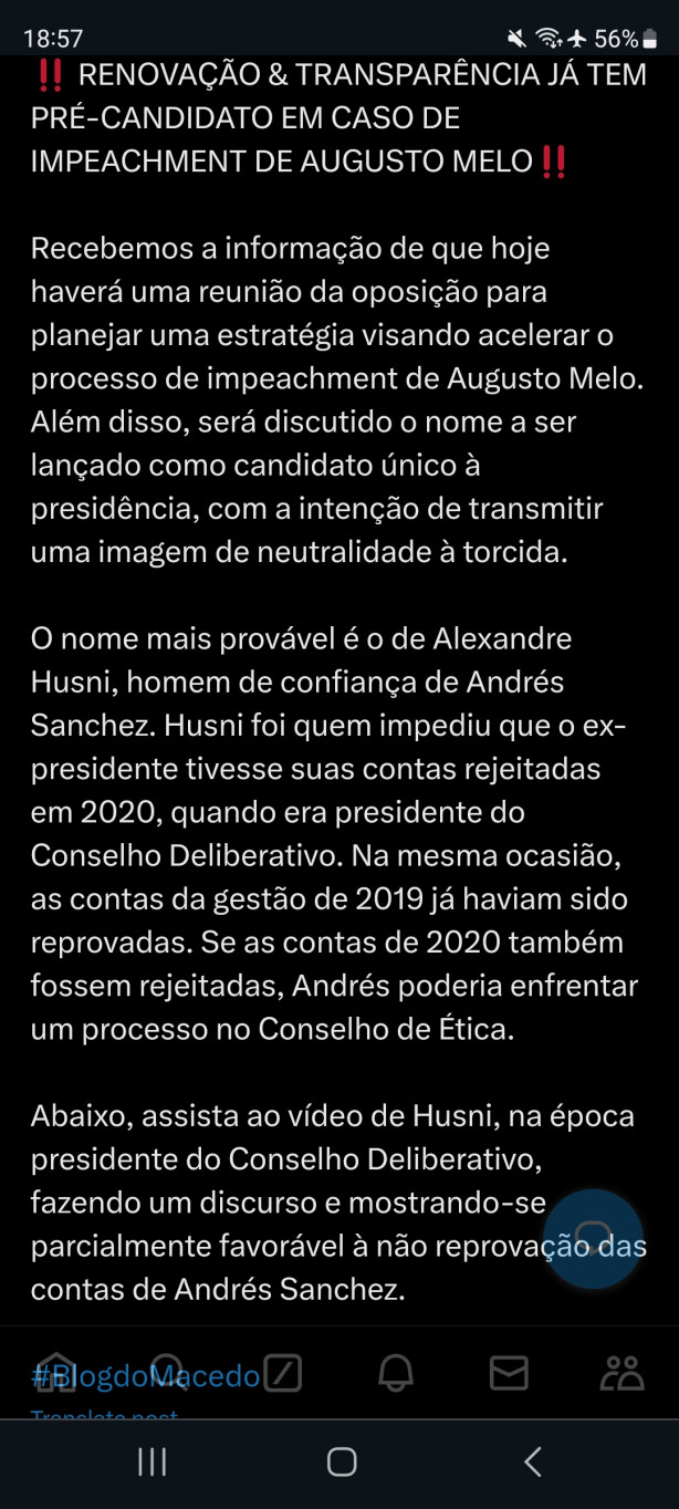 Informa��es do blog do Macedo!